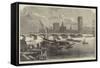 New Westminster-Bridge, General View, Thomas Page, Engineer-null-Framed Stretched Canvas