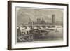 New Westminster-Bridge, General View, Thomas Page, Engineer-null-Framed Giclee Print