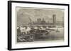 New Westminster-Bridge, General View, Thomas Page, Engineer-null-Framed Giclee Print