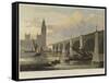 New Westminster Bridge-null-Framed Stretched Canvas