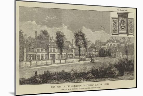 New Wing of the Commercial Travellers' Schools, Pinner-null-Mounted Giclee Print