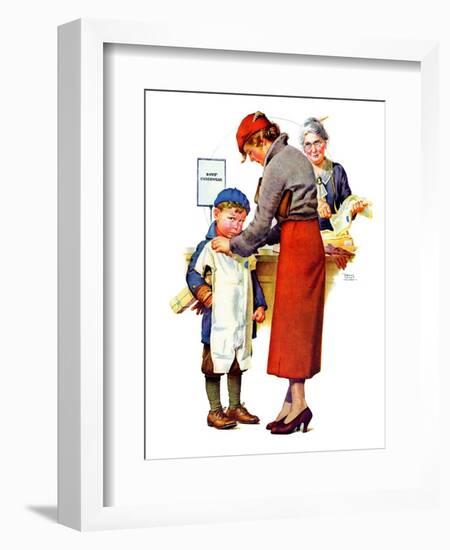 "New Woolies,"February 27, 1937-Frances Tipton Hunter-Framed Giclee Print