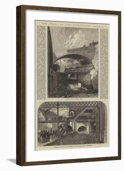 New Works on the Metropolitan Railway-null-Framed Giclee Print