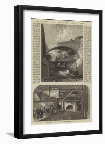 New Works on the Metropolitan Railway-null-Framed Giclee Print