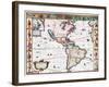 New World Map, 1616-John Speed-Framed Giclee Print