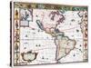 New World Map, 1616-John Speed-Stretched Canvas