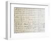 New World Symphony, Handwritten Score by Antonin Leopold Dvorak-null-Framed Giclee Print