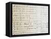 New World Symphony, Handwritten Score by Antonin Leopold Dvorak-null-Framed Stretched Canvas