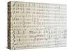 New World Symphony, Handwritten Score by Antonin Leopold Dvorak-null-Stretched Canvas