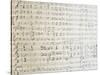 New World Symphony, Handwritten Score by Antonin Leopold Dvorak-null-Stretched Canvas