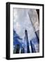 New World Trade Center Glass Building Skyscraper Skyline Blue Clouds Reflection New York City, Ny-William Perry-Framed Photographic Print