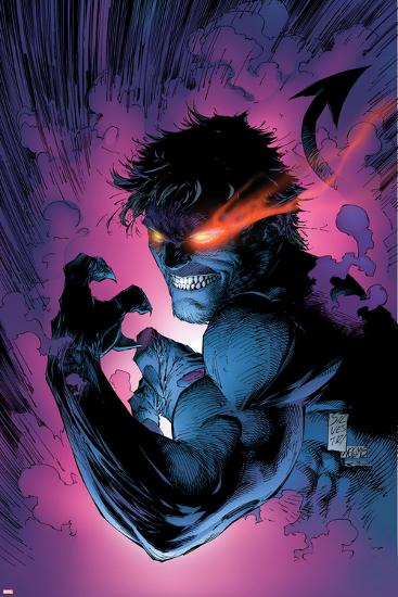 New X-Men No.152 Cover: Nightcrawler-Marc Silvestri-Lamina Framed Poster