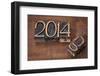 New Year 2014 Replacing Old Year 2013-PixelsAway-Framed Photographic Print