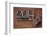 New Year 2014 Replacing Old Year 2013-PixelsAway-Framed Photographic Print