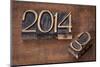 New Year 2014 Replacing Old Year 2013-PixelsAway-Mounted Photographic Print