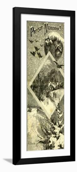 New Year Austria 1891-null-Framed Giclee Print