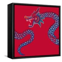 New Year Dragon-null-Framed Stretched Canvas