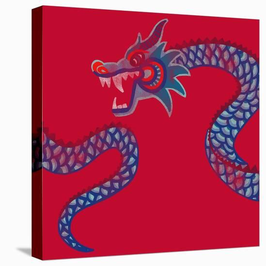 New Year Dragon-null-Stretched Canvas