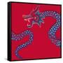 New Year Dragon-null-Framed Stretched Canvas