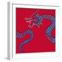 New Year Dragon-null-Framed Giclee Print