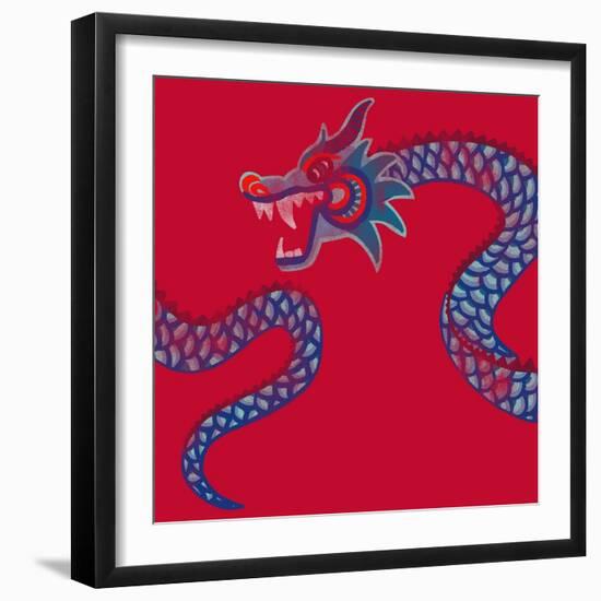 New Year Dragon-null-Framed Premium Giclee Print