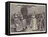 New Year Festivities at a Hospital, Nurses Off Duty-Arthur Hopkins-Framed Stretched Canvas