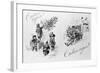 New Year Greeting Cards from Soviet Russia-null-Framed Giclee Print