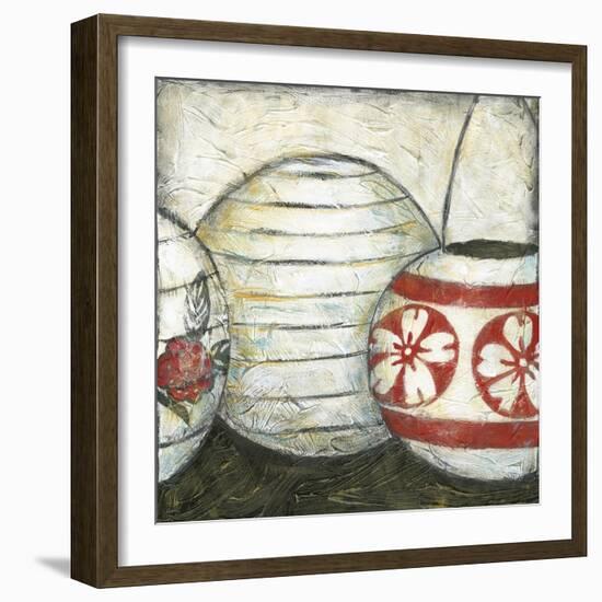 New Year Lanterns II-Chariklia Zarris-Framed Art Print