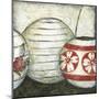 New Year Lanterns II-Chariklia Zarris-Mounted Art Print