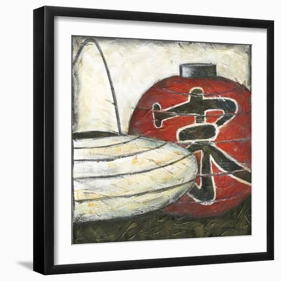 New Year Lanterns IV-Chariklia Zarris-Framed Art Print