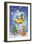 New Year’s Air Mail-Olga And Alexey Drozdov-Framed Giclee Print