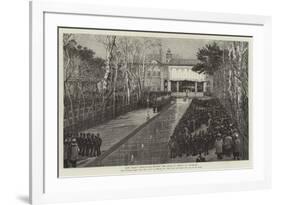 New Year's Ceremonies before the Shah of Persia at Teheran-null-Framed Giclee Print