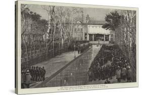 New Year's Ceremonies before the Shah of Persia at Teheran-null-Stretched Canvas