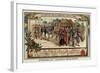 New Year's Day at Lesneven, Finistere, Brittany-null-Framed Giclee Print