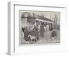 New Year's Day at the Home of Rest for Horses-Henry Charles Seppings Wright-Framed Giclee Print