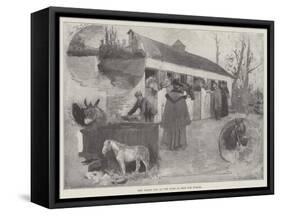 New Year's Day at the Home of Rest for Horses-Henry Charles Seppings Wright-Framed Stretched Canvas