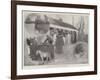 New Year's Day at the Home of Rest for Horses-Henry Charles Seppings Wright-Framed Giclee Print