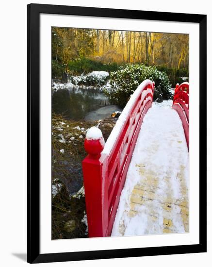 New Year's Day in Asian Garden, Mill Creek, Snohomish County, Washington, Usa-Richard Duval-Framed Photographic Print