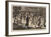 New Year's Day in Burmah, a Sketch at the Water Festival-null-Framed Giclee Print