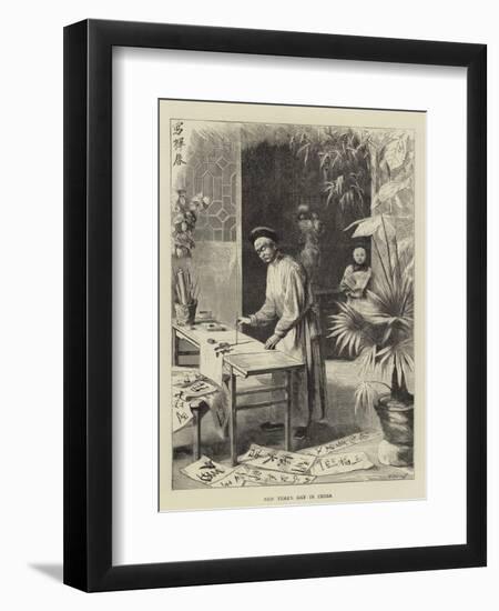 New Year's Day in China-null-Framed Giclee Print