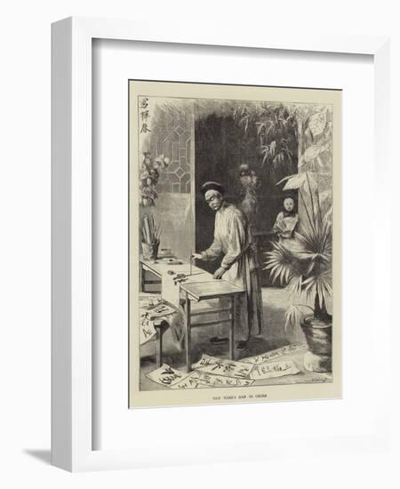 New Year's Day in China-null-Framed Giclee Print