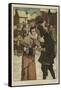 New Year's Day in Old New York-George Henry Boughton-Framed Stretched Canvas