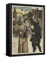 New Year's Day in Old New York-George Henry Boughton-Framed Stretched Canvas