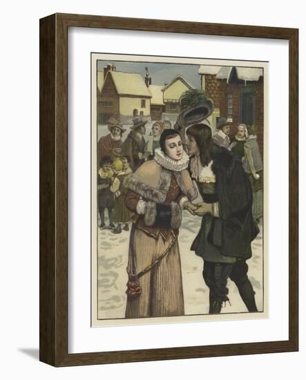 New Year's Day in Old New York-George Henry Boughton-Framed Giclee Print