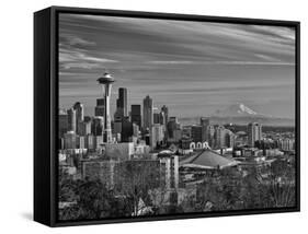 New Year's Day in Seattle, Washington, Usa-Richard Duval-Framed Stretched Canvas
