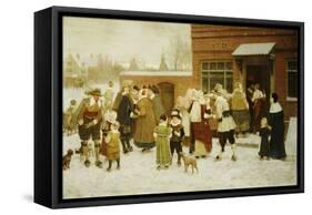 New Year's Day, New Amsterdam, 1876-George Henry Boughton-Framed Stretched Canvas