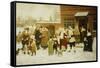 New Year's Day, New Amsterdam, 1876-George Henry Boughton-Framed Stretched Canvas