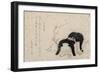 New Year's Day of the Year of Horse, Early 19th Century-Katsushika Hokusai-Framed Giclee Print