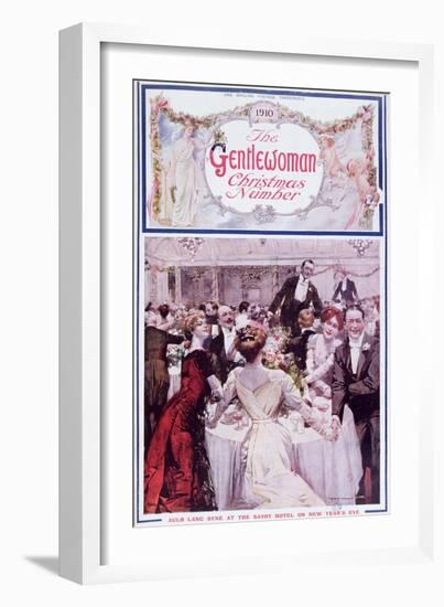 New Year's Eve at the Savoy Hotel, London, 'The Gentlewoman' Magazine, Christmas 1910-Max Cowper-Framed Giclee Print