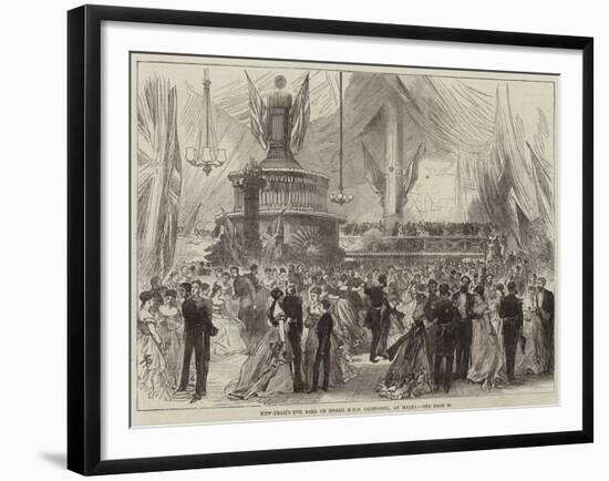 New-Year's Eve Ball on Board HMS Caledonia, at Malta-null-Framed Giclee Print